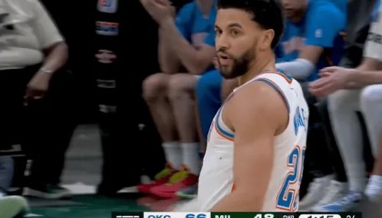 乐鱼体育官网-阿杰伊-米切尔里突外投连得6分，帮助雷霆稳住20分分差